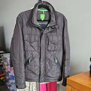 Hugo Boss - Black/Charcoal Men's Jacket - Size Med - Excellent Condition